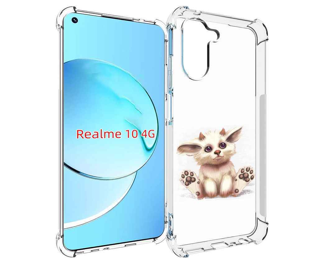 

Чехол MyPads Маленькое чудо детский для Realme 10, Прозрачный, Tocco