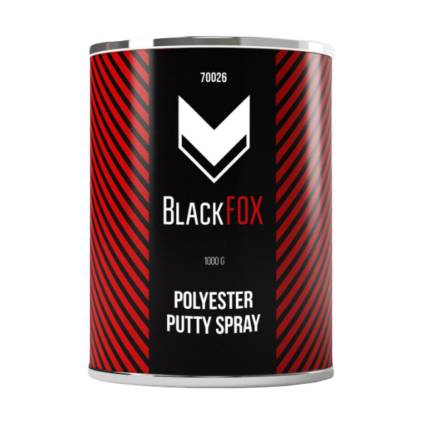 Шпатлевка автомобильная BlackFox 70026 SPRAY, полиэфирная, 1 кг.