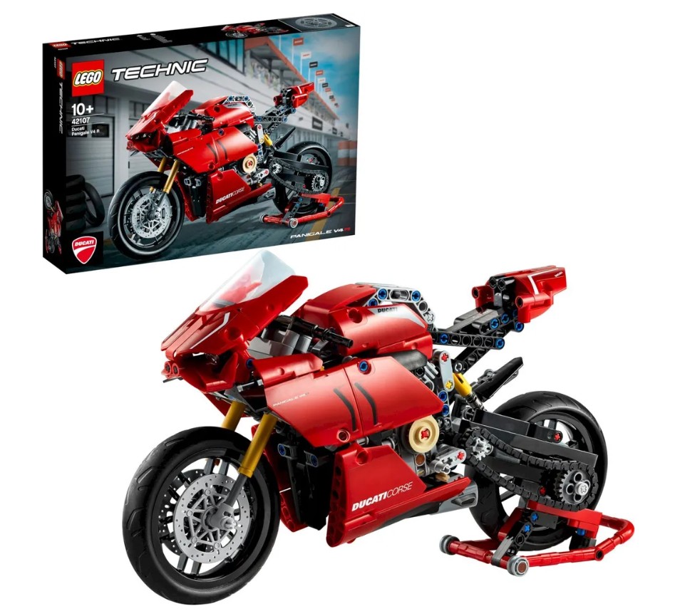 

Конструктор LEGO Technic 42107 Ducati Panigale V4 R, 646 деталей, 42107