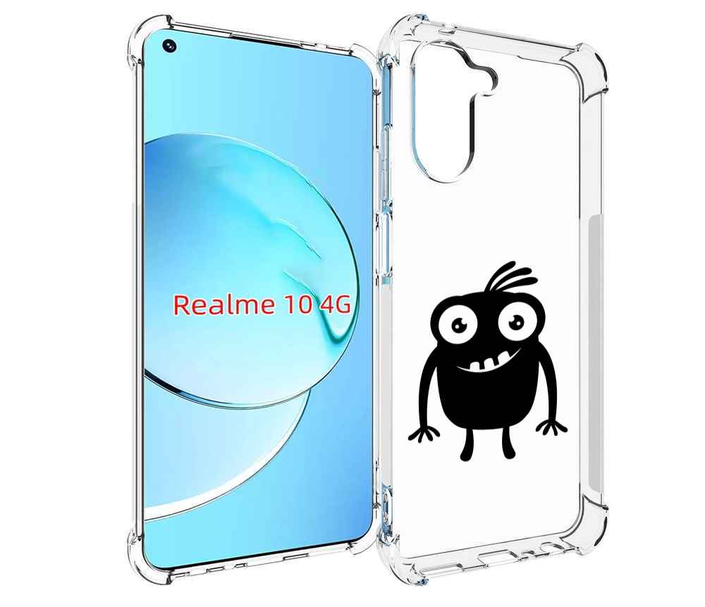 

Чехол MyPads Масяня для Realme 10, Прозрачный, Tocco