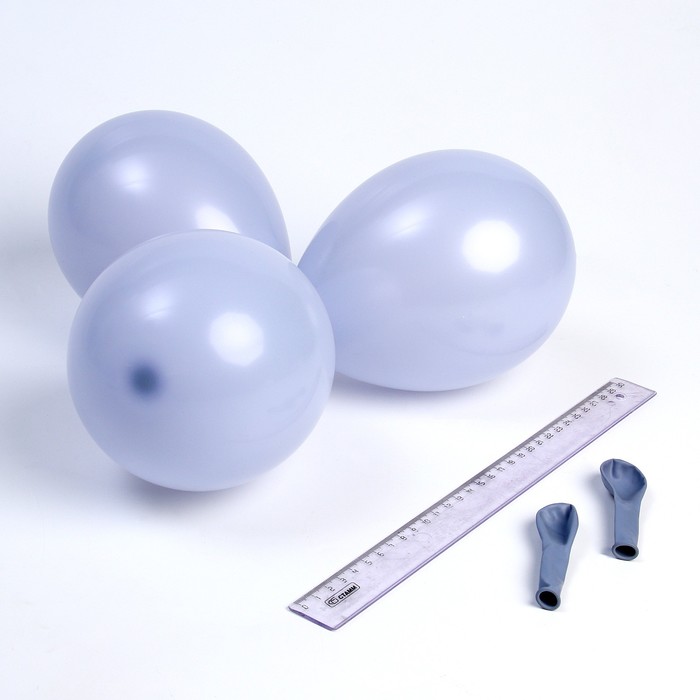 

LETI Шар латексный 5“, пастель, набор 100шт, цвет светло-серый ( light grey)