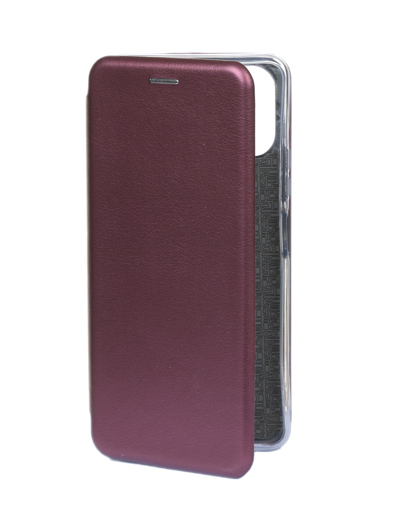 Чехол Wellmade для Tecno Camon 19 Neo Book Bordo WM-0379-BY