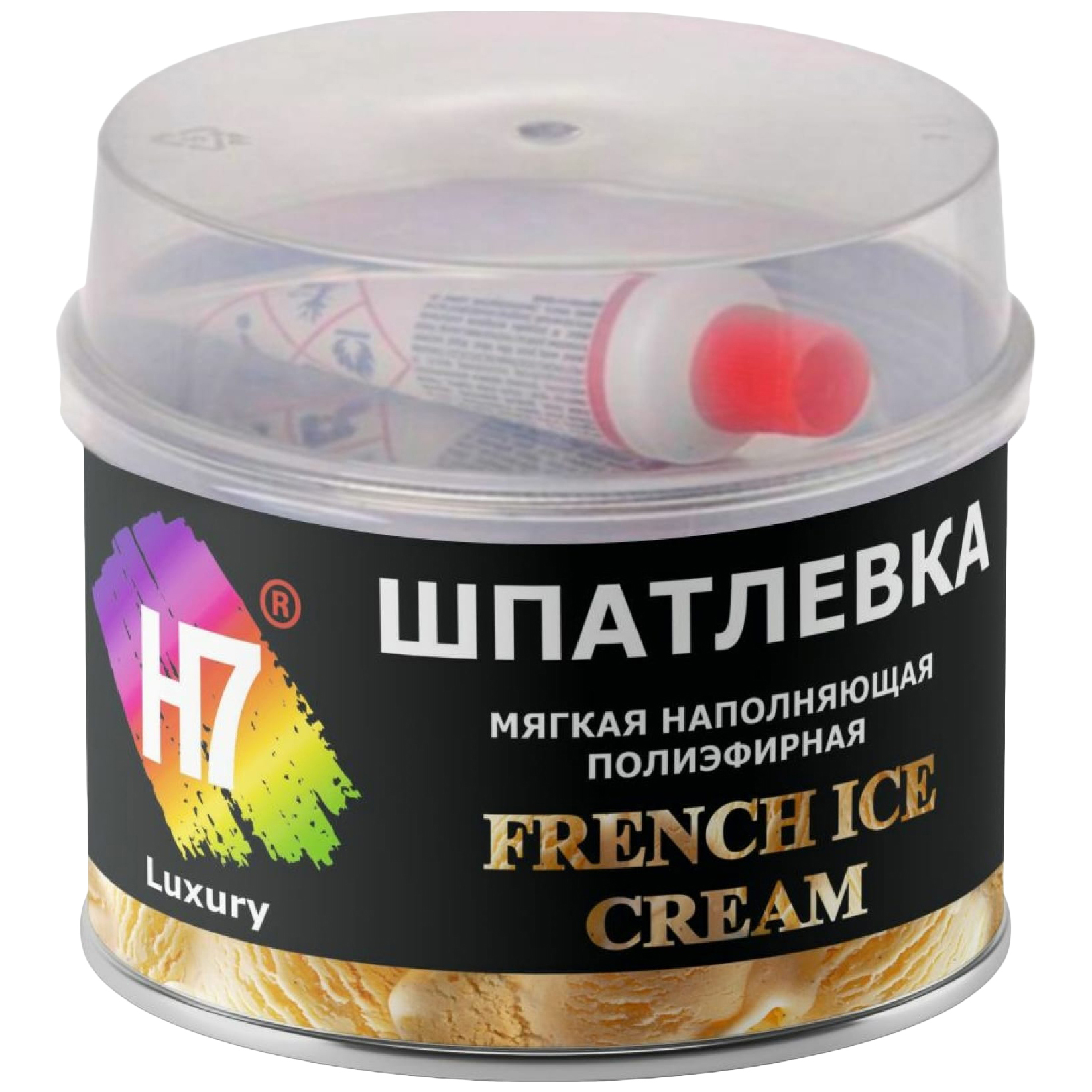 фото Шпатлевка автомобильная h7 774196 french ice cream, мягкая, 0,25 мл. holex