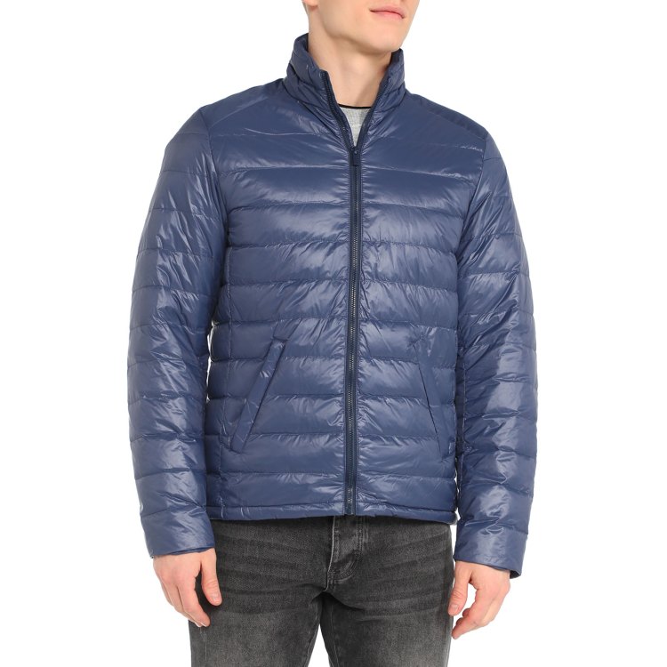 

Пуховик мужской Maison David MLY230421 синий 2XL, MLY230421