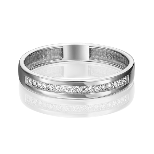 

Кольцо из золота р. 16,5 PLATINA jewelry 01-1484-00-101-1120-30, бриллиант, 01-1484-00-101-1120-30