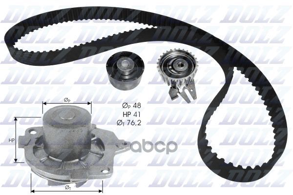 

Комплект Ремня С Водяным Насосом DOLZ KD114