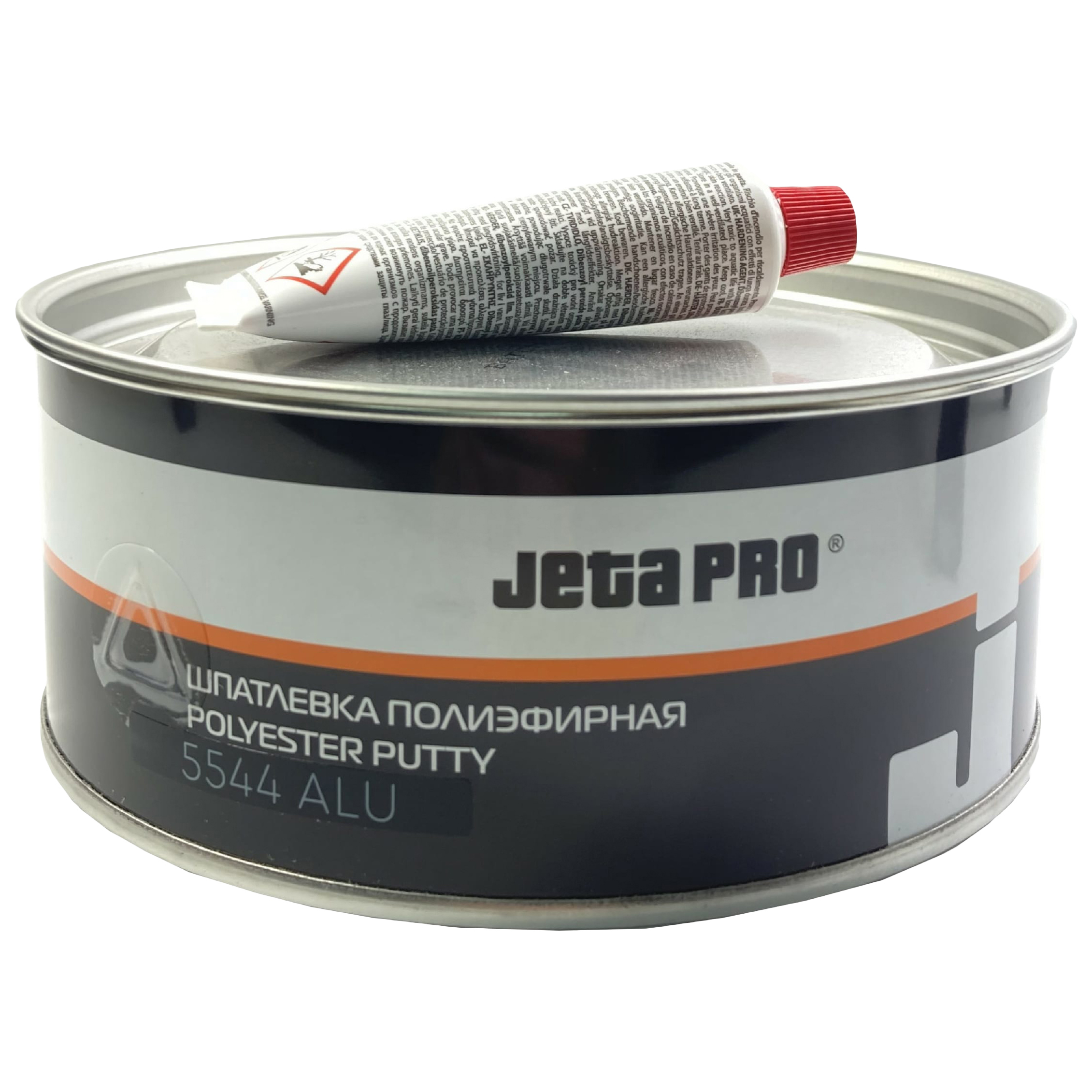 Шпатлевка автомобильная Jeta Pro 5544/1 ALU, алюминевая, 1 кг.