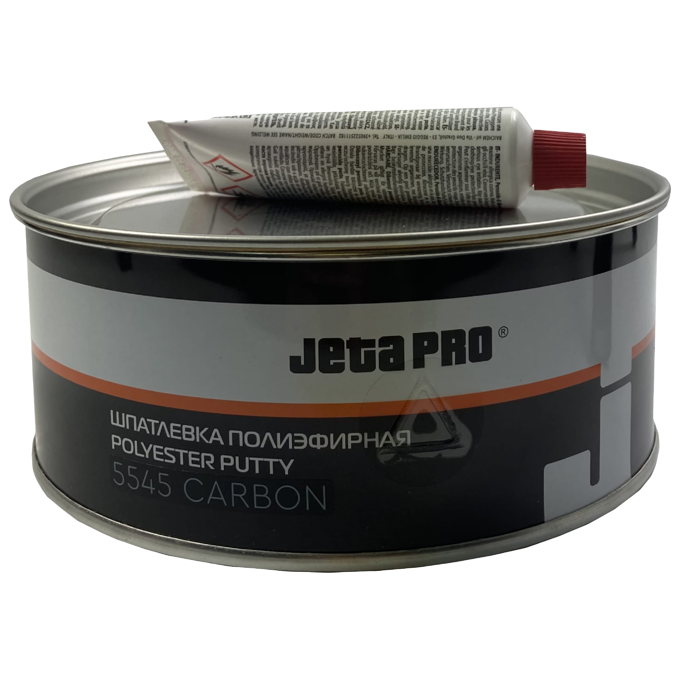 Шпатлевка автомобильная Jeta Pro 5545/1 CARBON, с углеволокном, 1 кг.