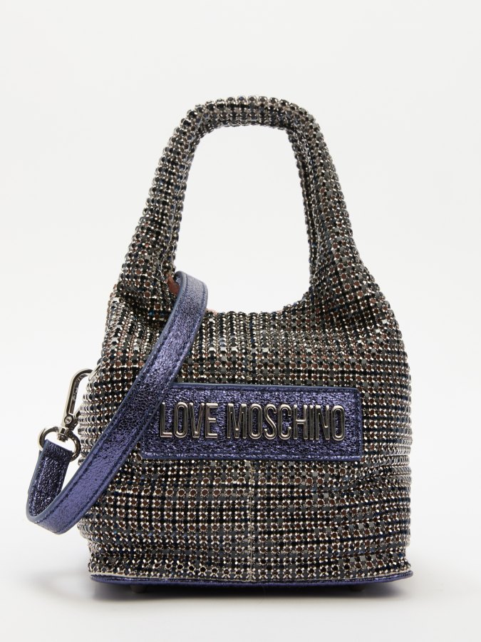 

Сумка женская LOVE MOSCHINO JC4044PP FW23 темно-синяя, Синий, JC4044PP FW23