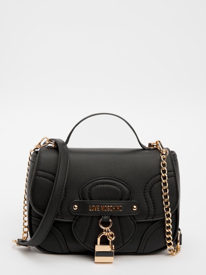 

Сумка кросс-боди женская LOVE MOSCHINO JC4167PP FW24 черная, Черный, JC4167PP FW24
