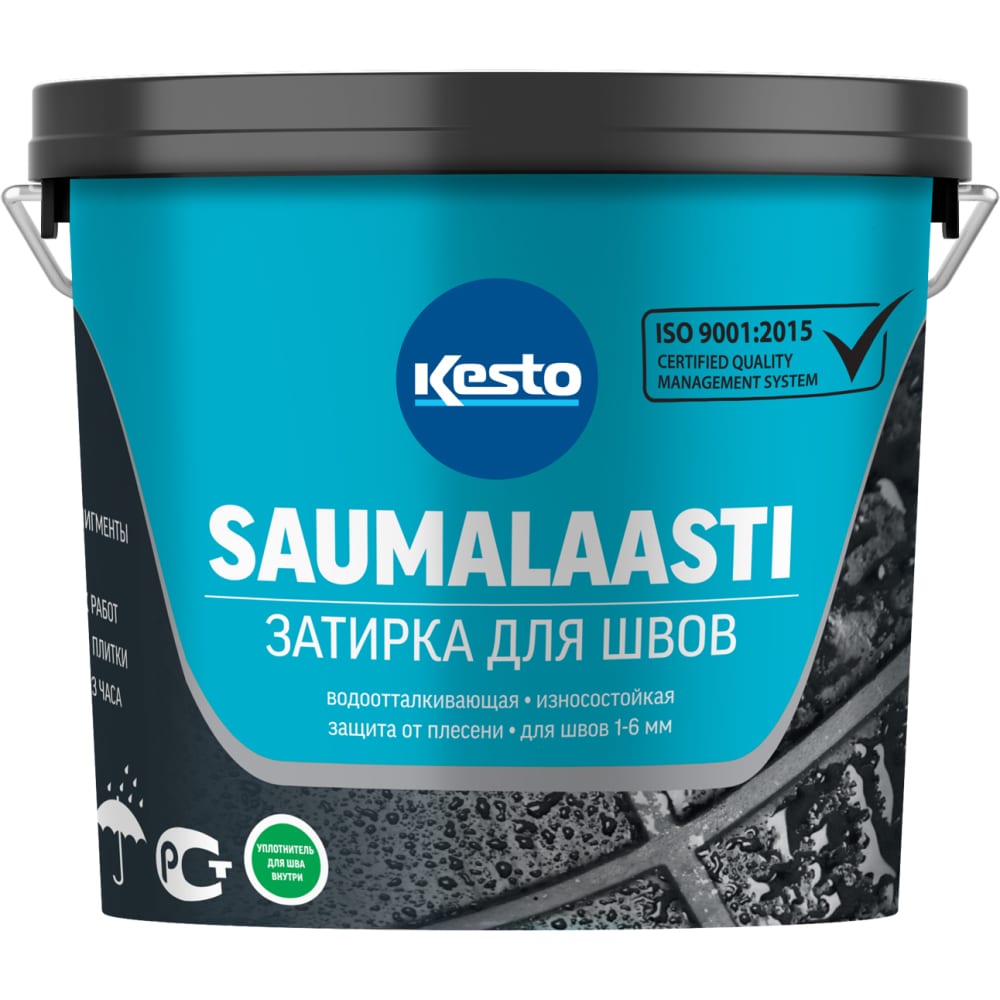 Затирка Kesto Saumalaasti 10, 3 кг, белый T3504.003. затирка kesto