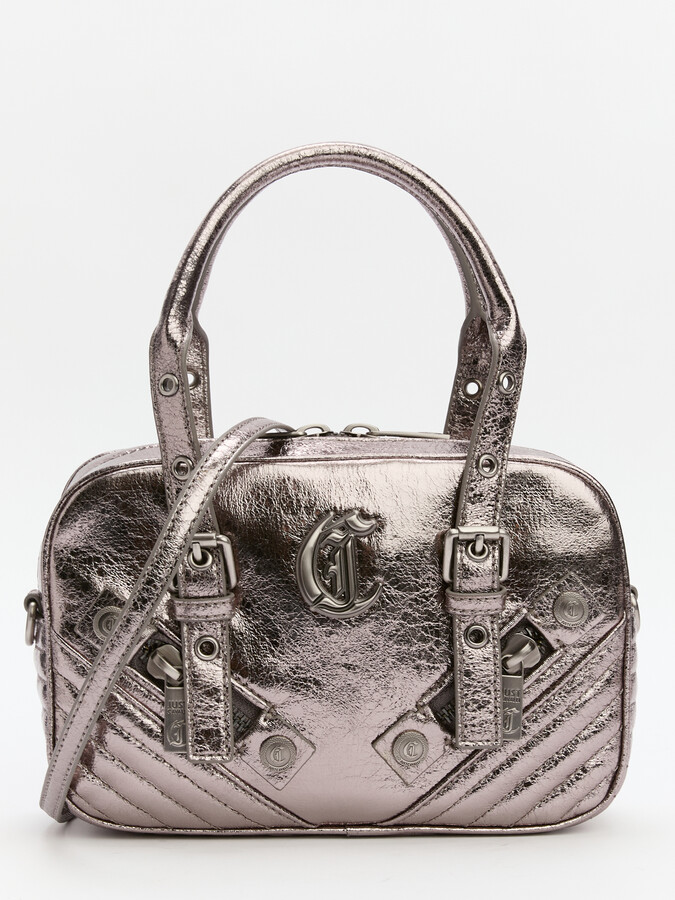 

Сумка женская Just Cavalli 77RA4BP2 темно-серебряная, Серебристый, 77RA4BP2