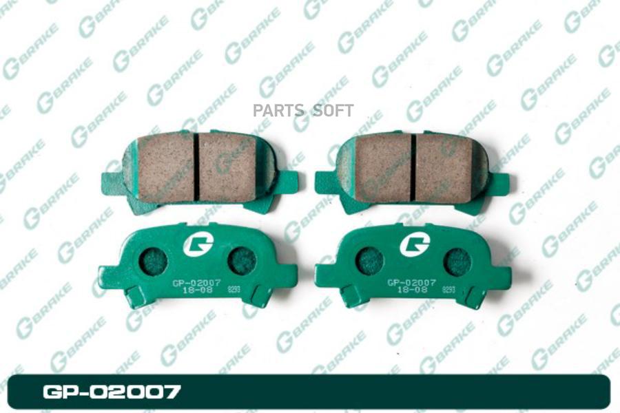 

Тормозные колодки GBRAKE GP02007
