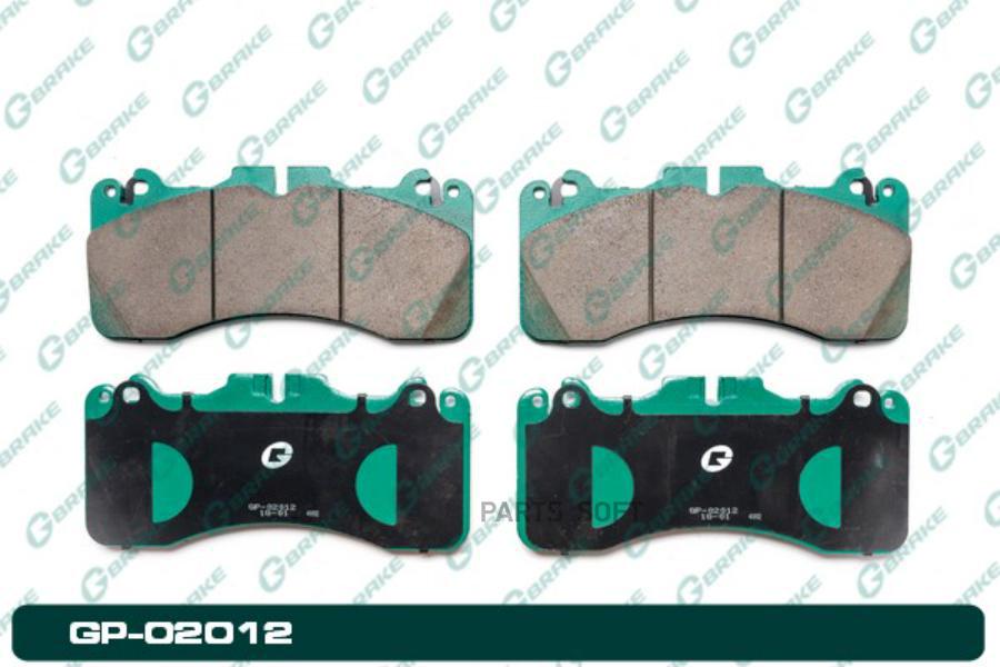 

Тормозные колодки GBRAKE GP02012