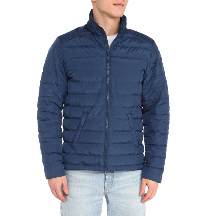 

Пуховик мужской Maison David MLY230421 синий 2XL, MLY230421