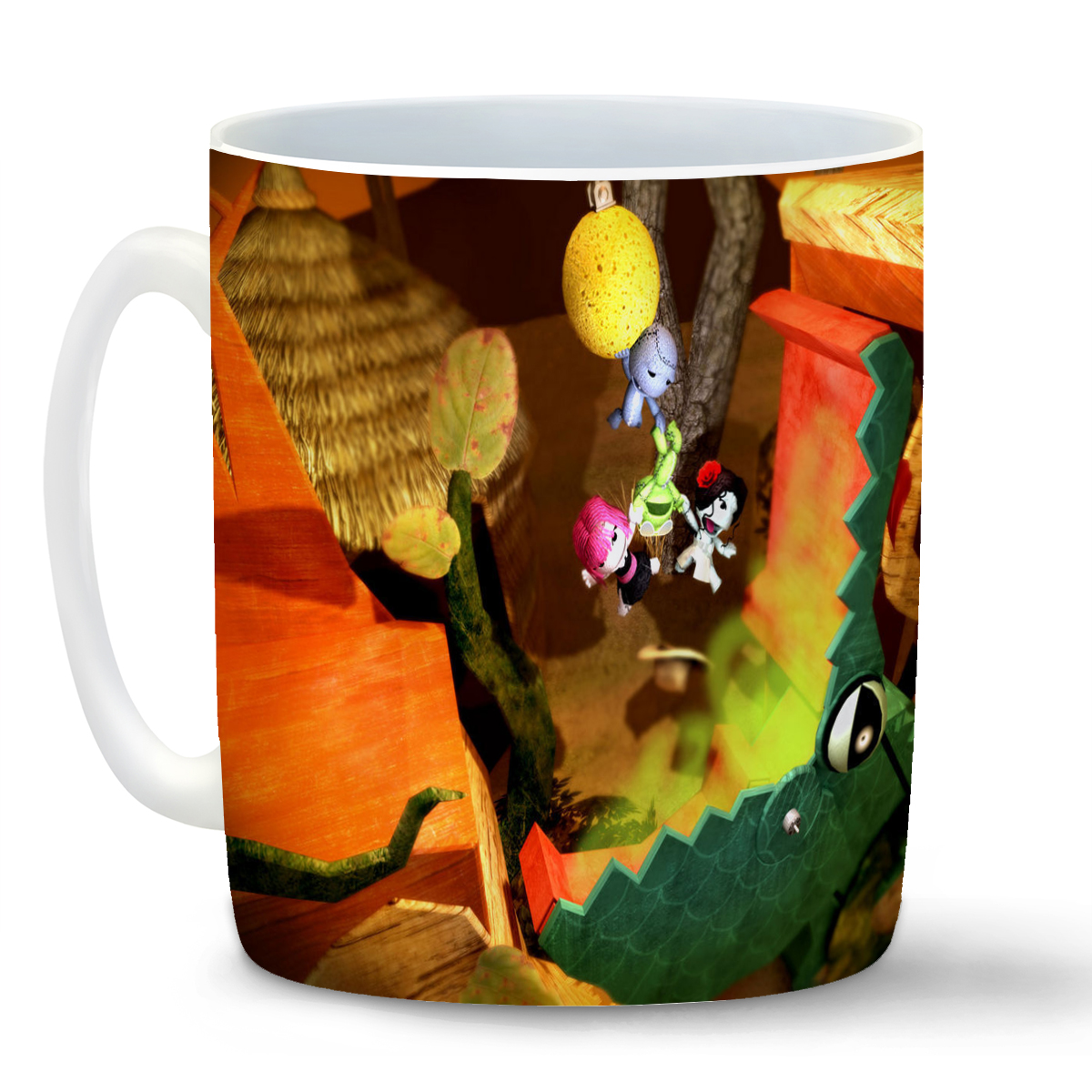

Кружка CoolPodarok little big planet Над пастью крокодила