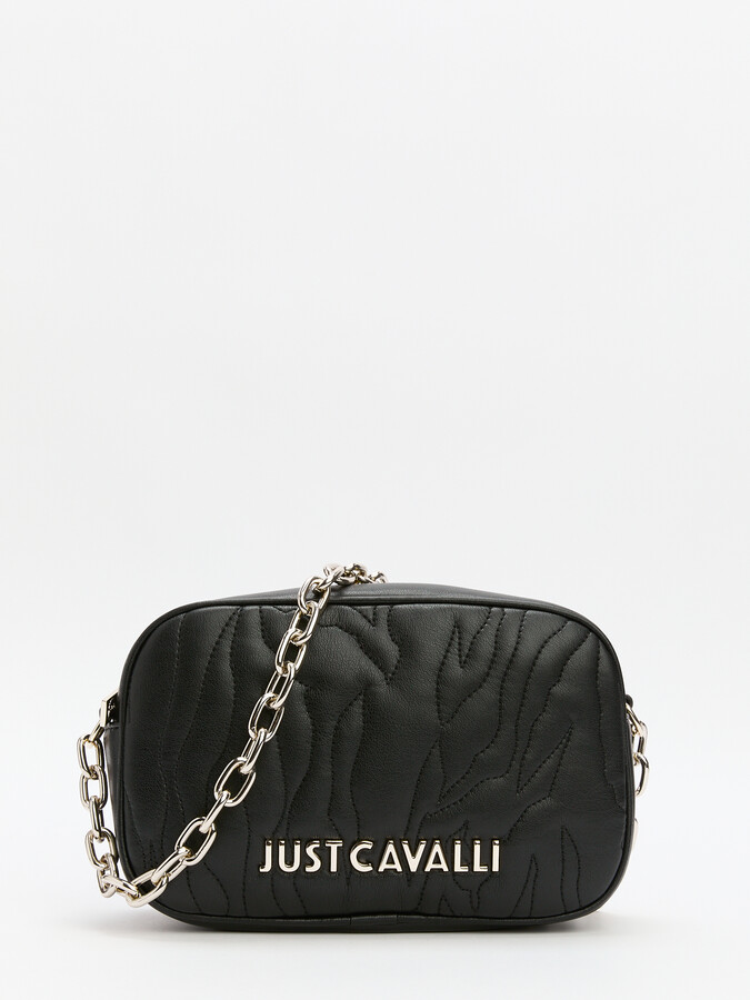 Сумка кросс-боди женская Just Cavalli 77RA4BE1 черная 17820₽