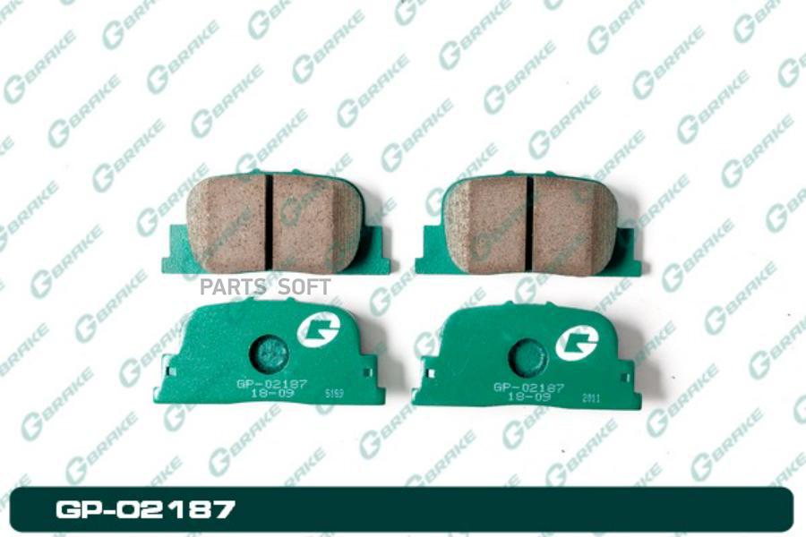 

Тормозные колодки GBRAKE GP02187