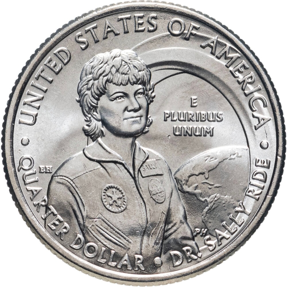 Монета США 25 центов 2022 года “Доктор Салли Райд”, CashFlow Store