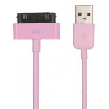 фото Usb-кабель для apple 30-pin rhds (розовый) gsmin