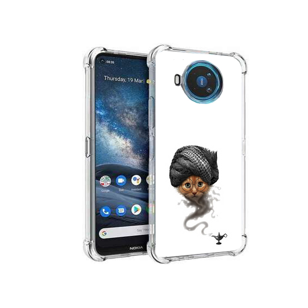 

Чехол MyPads Tocco для Nokia X100 кот джин (PT227057.109.398), Прозрачный, Tocco
