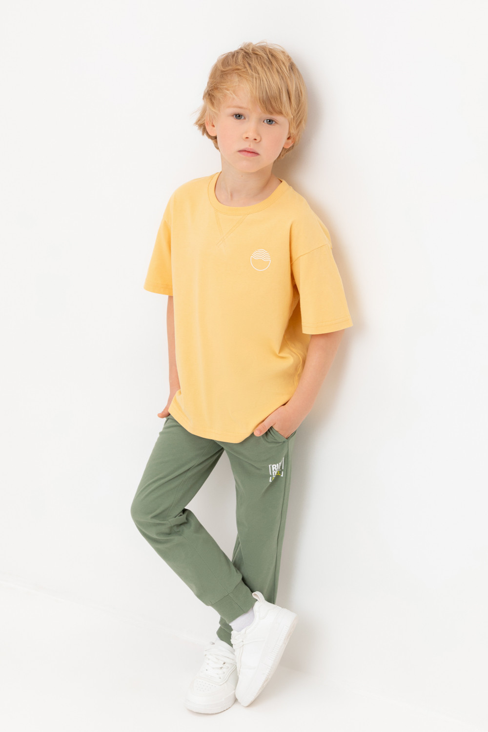 

Брюки детские CROCKID М 2941, хаки, 122, М 2941