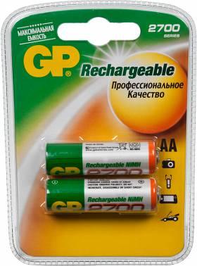 

Аккумулятор GP 270AAHC AA NiMH 2700mAh (2шт)