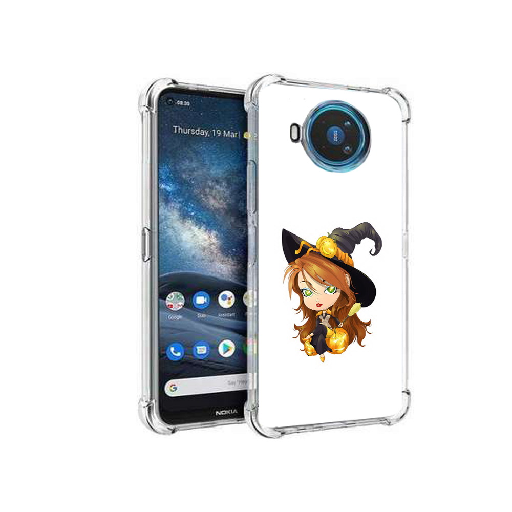 

Чехол MyPads Tocco для Nokia X100 Ведьмочка (PT227057.109.40), Прозрачный, Tocco