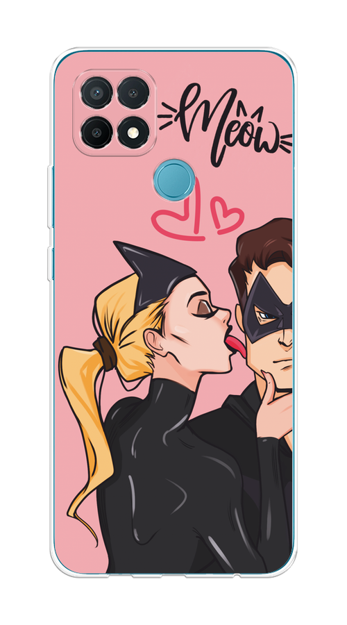 

Чехол Awog на Oppo A15/A15s "Kiss of Cat Woman", Розовый;черный;бежевый, 255650-1