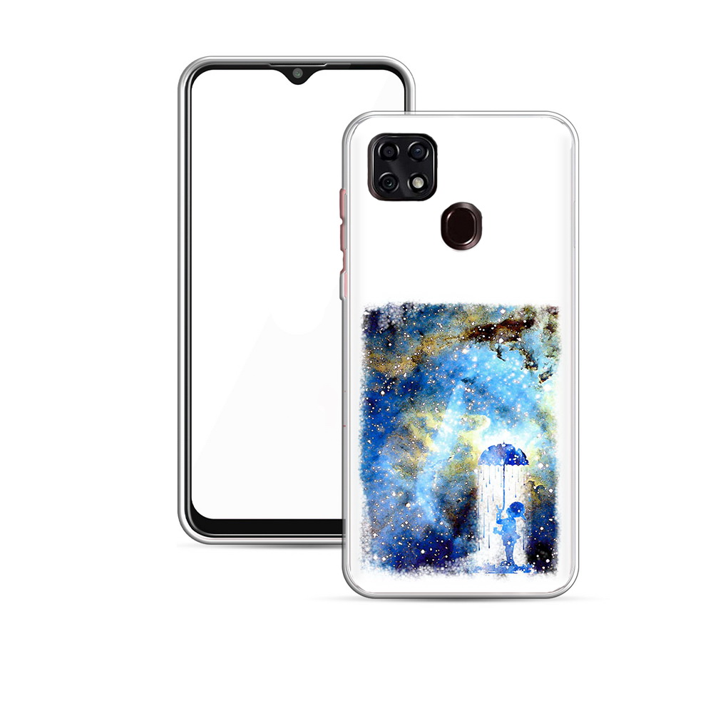 

Чехол MyPads Tocco для ZTE Blade 20 Smart мальчик в небе (PT226940.456.455), Прозрачный, Tocco