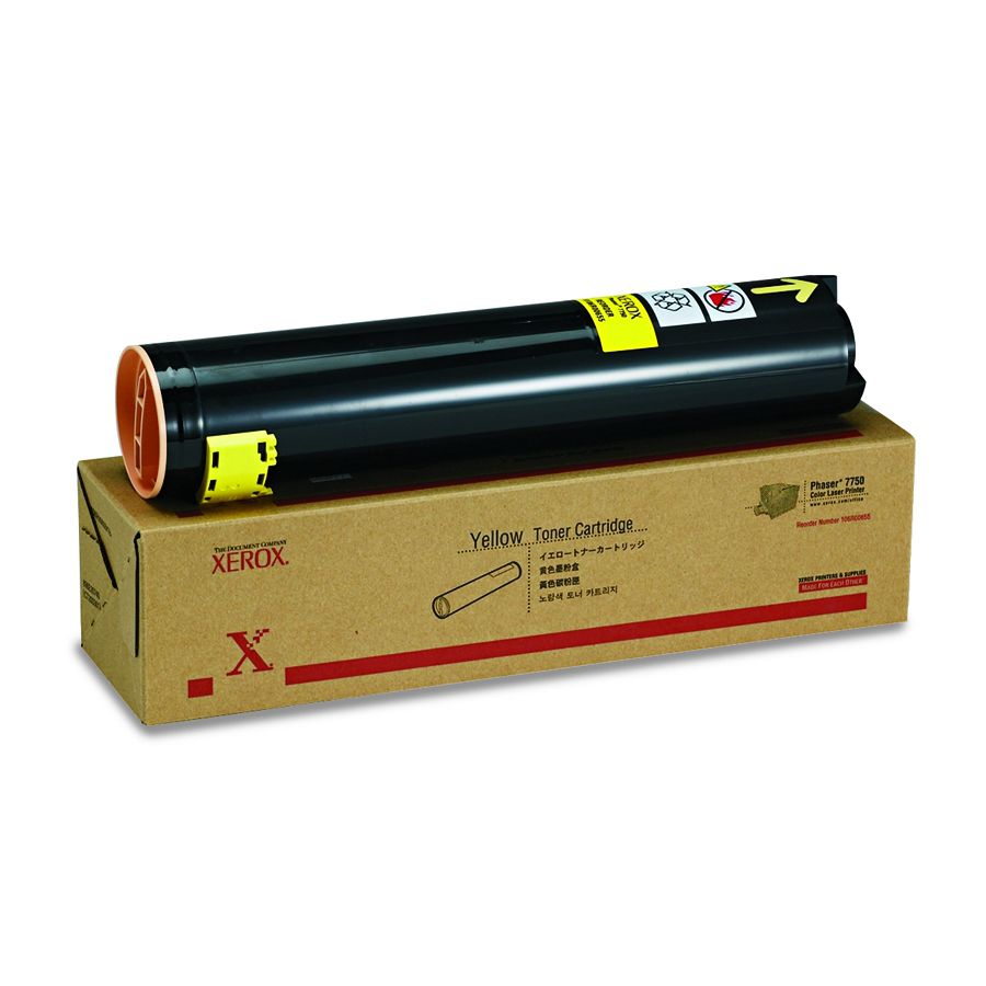 

Картридж для лазерного принтера Xerox 106R00655 Yellow, оригинальный, Желтый