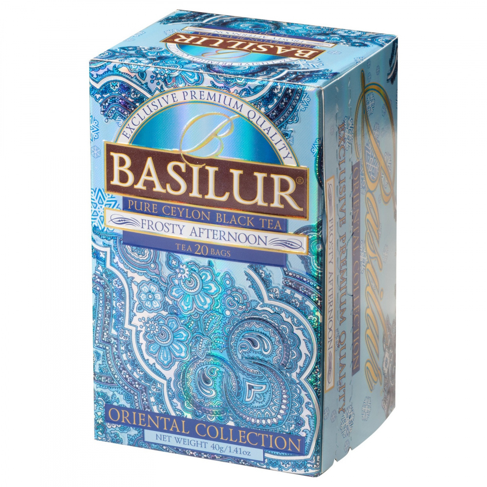 

Чай Basilur "Frosty Afternoon", черный с добавками, 25 сашетов