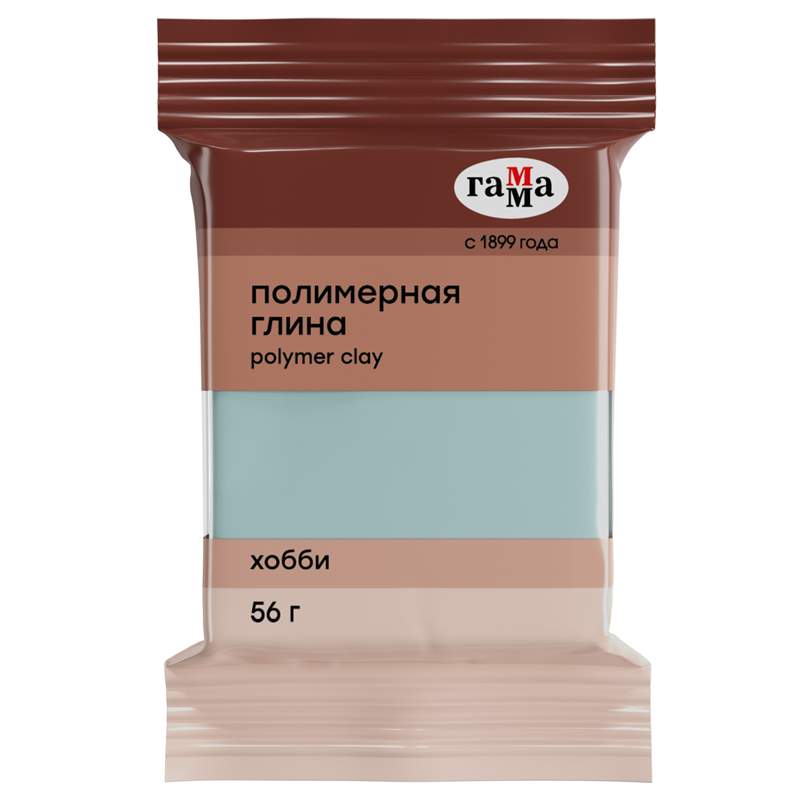 

Полимерная глина Гамма арт. 305072, 56 г., бирюзовый, 5 шт.