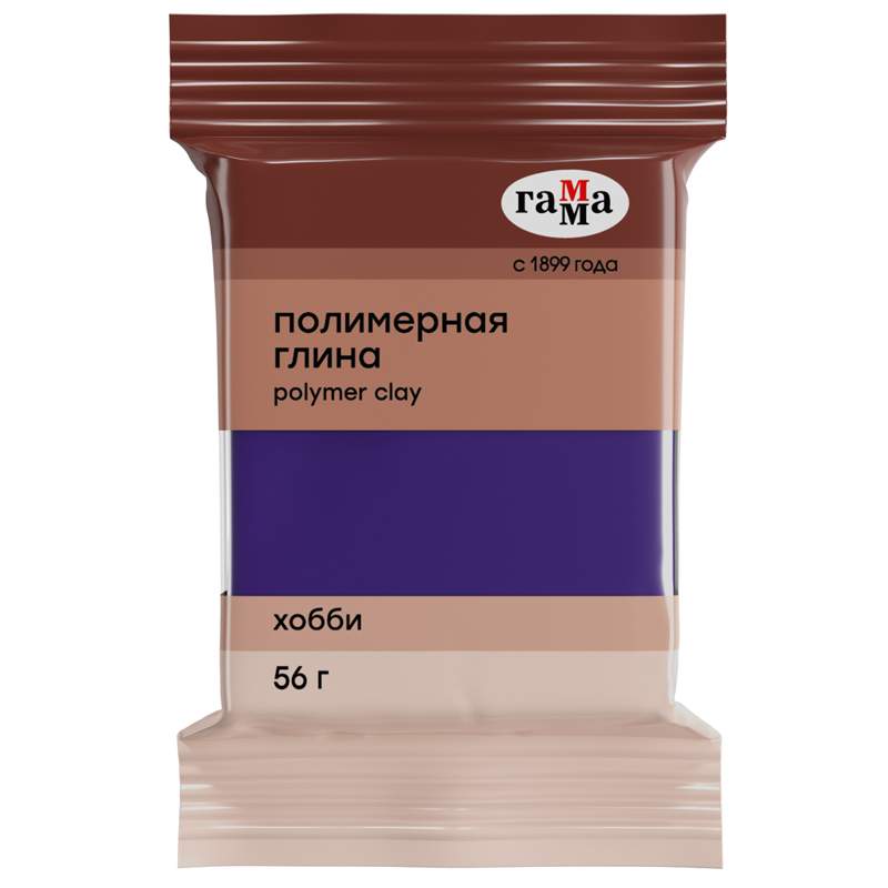 

Полимерная глина Гамма арт. 305094, 56 г., фиолетовый, 5 шт.