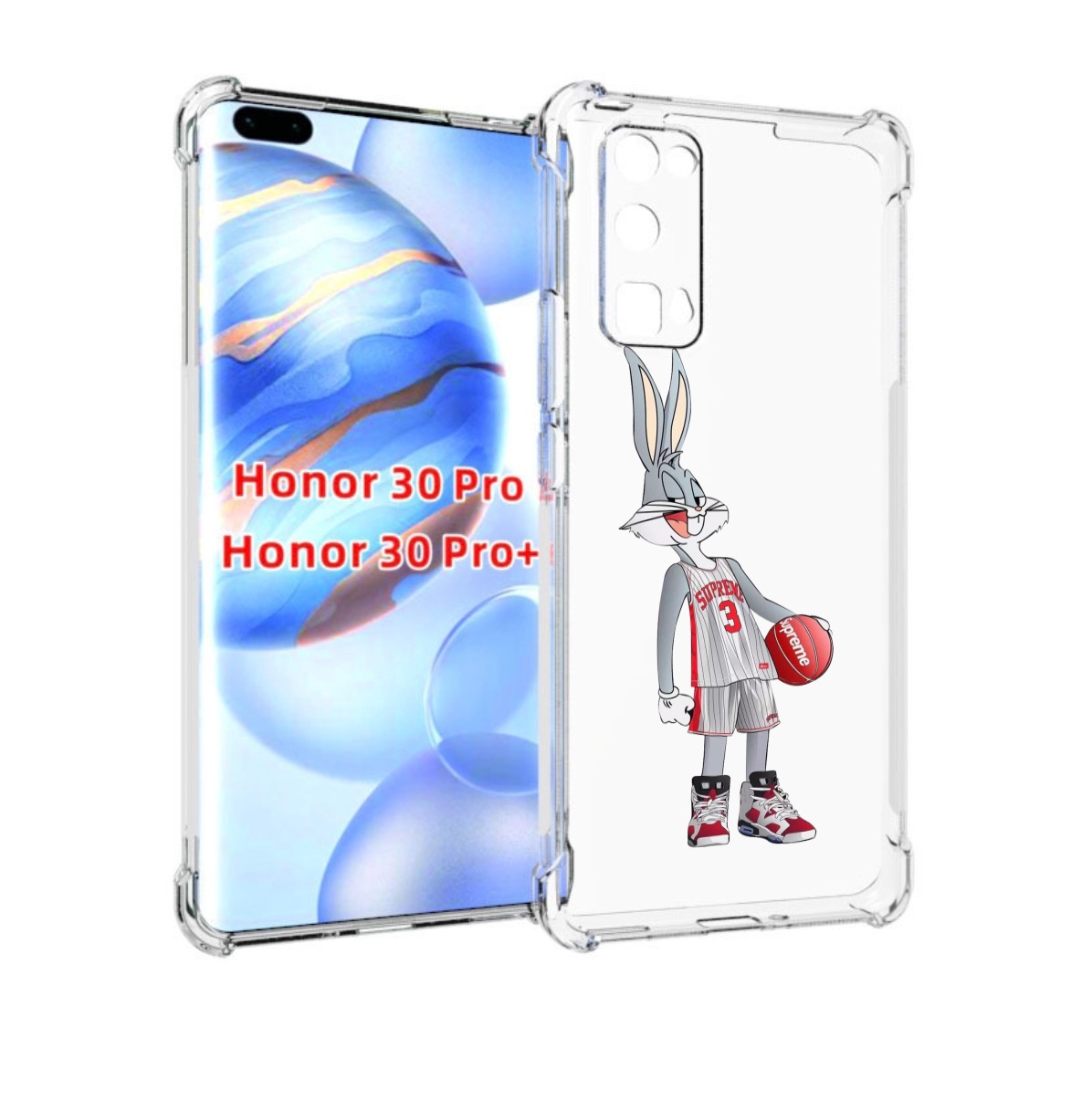 

Чехол бампер MyPads заяц-баскетболист женский для Honor 3, Прозрачный, Tocco