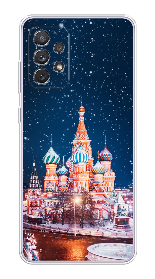 

Чехол на Samsung Galaxy A73 "Москва 1", Коричневый;синий;белый, 2104650-1