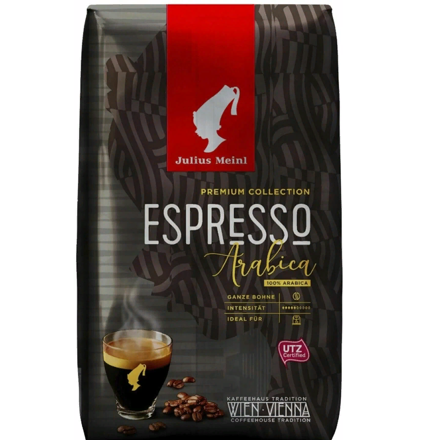 Кофе в зёрнах JULIUS MEINL Espresso Arabica Premium Collection, 100% Арабика, 1000 г