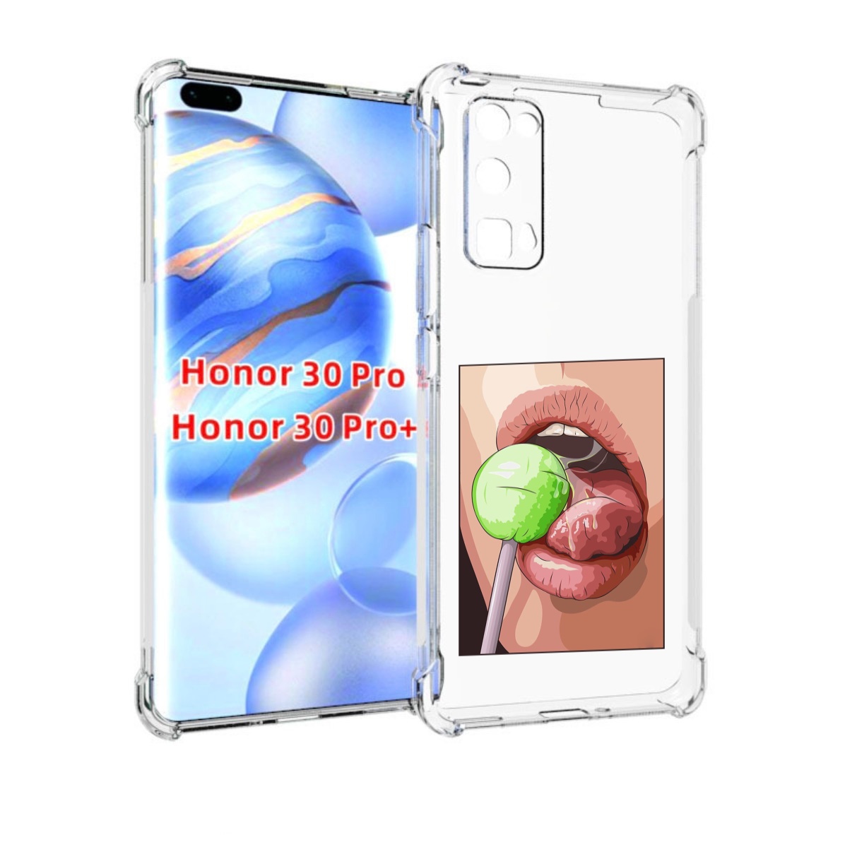 

Чехол бампер MyPads зеленый-чупа-чупс женский для Honor 3, Прозрачный, Tocco