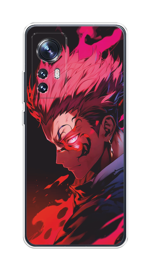 

Чехол Awog на Xiaomi 12/12X/12S "Взгляд Сукуны", Розовый;красный;черный, 312350-1