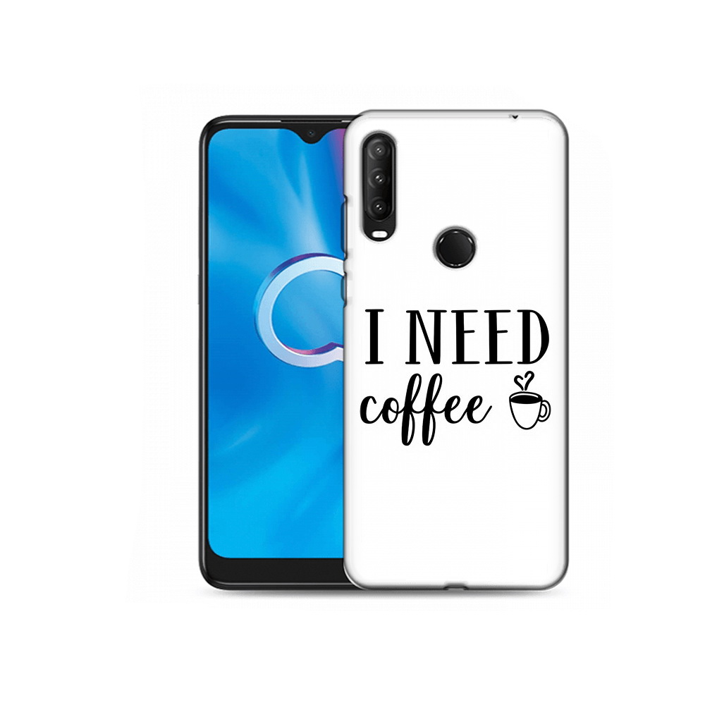 

Чехол MyPads Tocco для Alcatel 1S (2020) 5028Y Мне нужен кофе (PT145668.665.121), Прозрачный, Tocco
