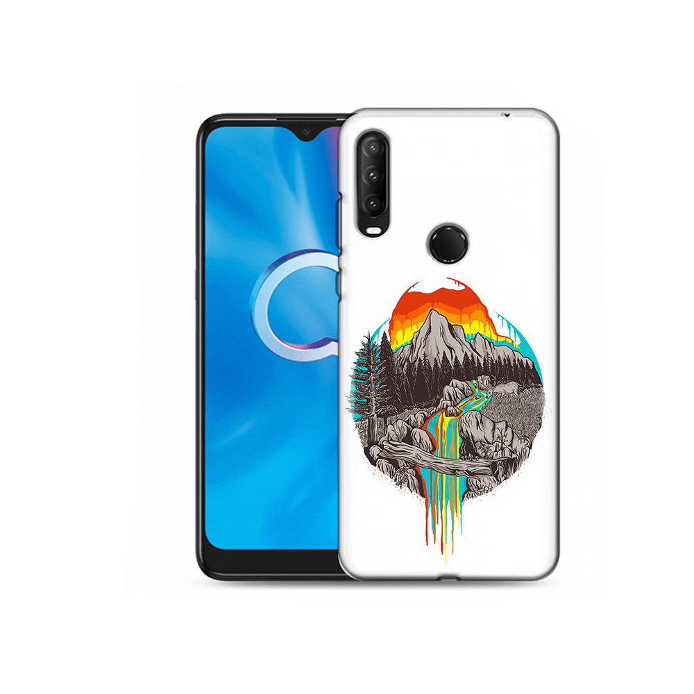 

Чехол MyPads Tocco для Alcatel 1S (2020) 5028Y Радужный водопад (PT145668.665.144), Прозрачный, Tocco