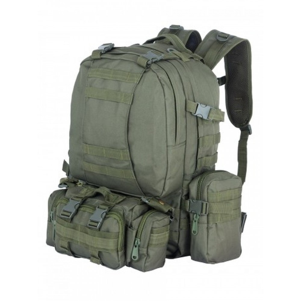 Тактический рюкзак TacTeam TT-008, 40л, 50х34х28, олива