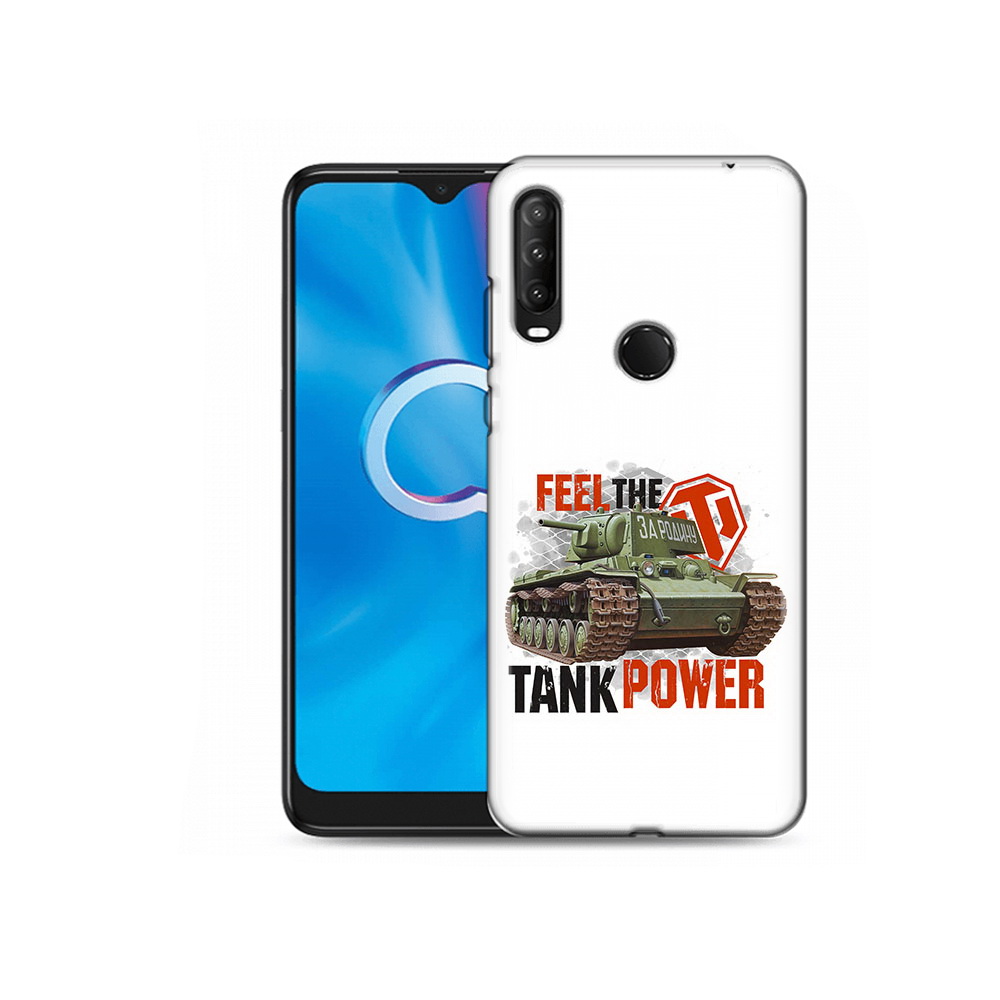 

Чехол MyPads Tocco для Alcatel 1S (2020) 5028Y Танк (PT145668.665.169), Прозрачный, Tocco