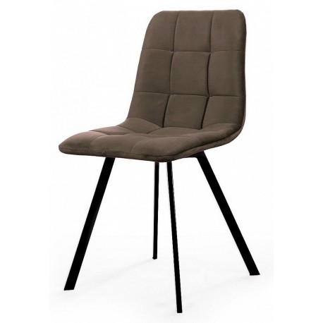 

Стул CHILLI SQUARE BLUVEL38 LATTE, велюр