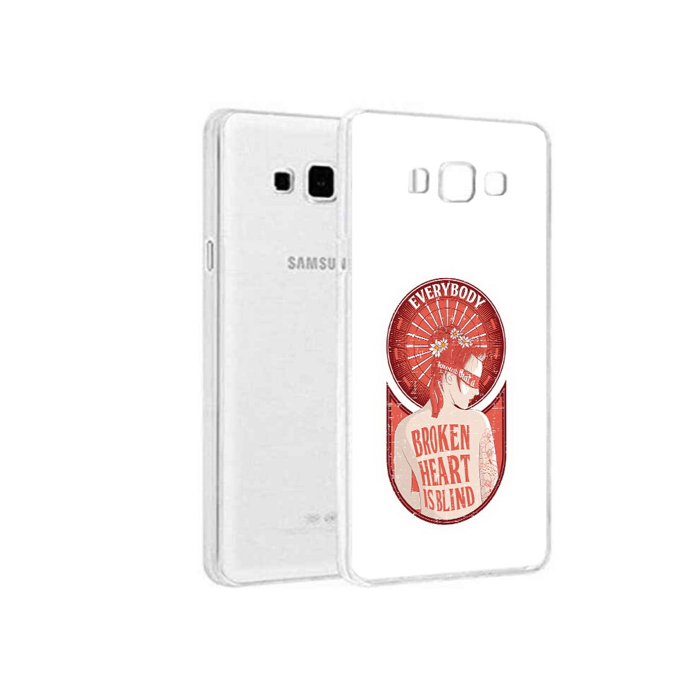 

Чехол MyPads Tocco для Samsung Galaxy On5 девушка разбитое сердце, Прозрачный, Tocco