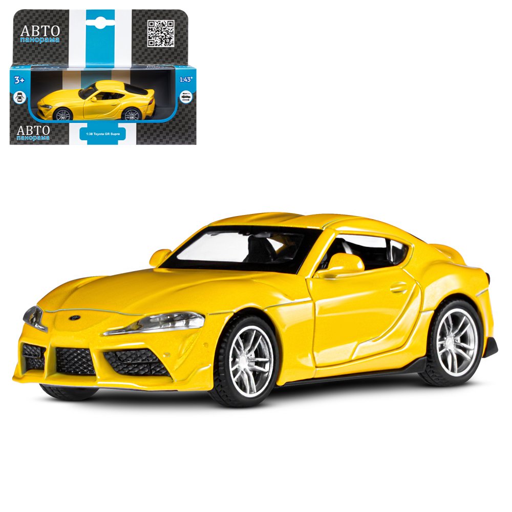 фото Машинка металлическая инерционная автопанорама,toyota gr supra, м1:38, jb1251584