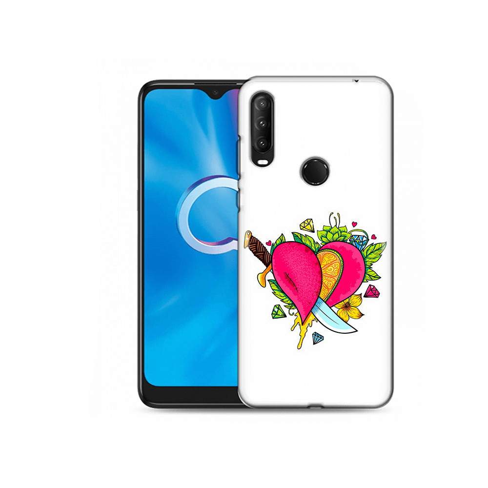 

Чехол MyPads Tocco для Alcatel 1S (2020) 5028Y Фруктовое сердце (PT145668.665.188), Прозрачный, Tocco