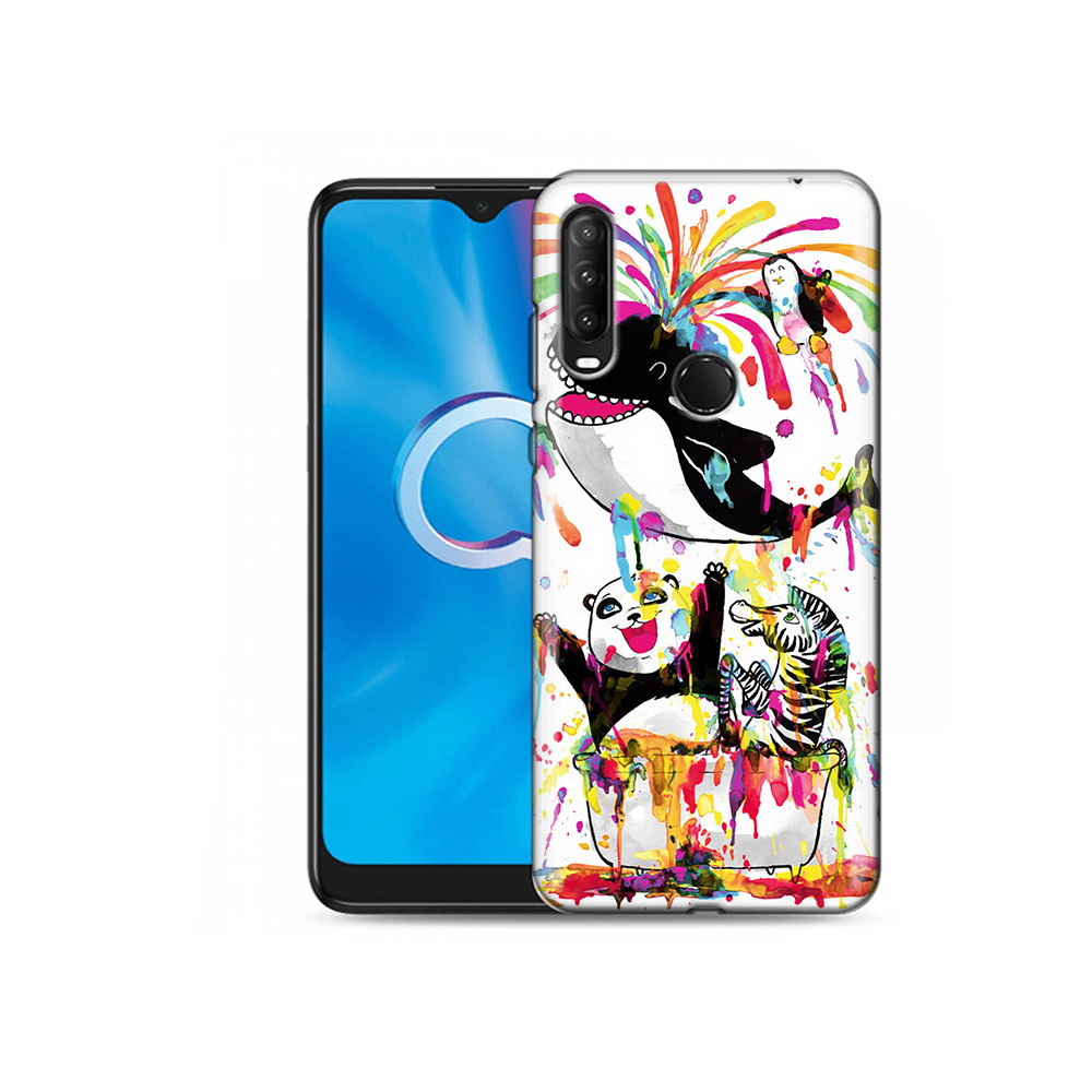 

Чехол MyPads Tocco для Alcatel 1S (2020) 5028Y Хиппи кит (PT145668.665.191), Прозрачный, Tocco