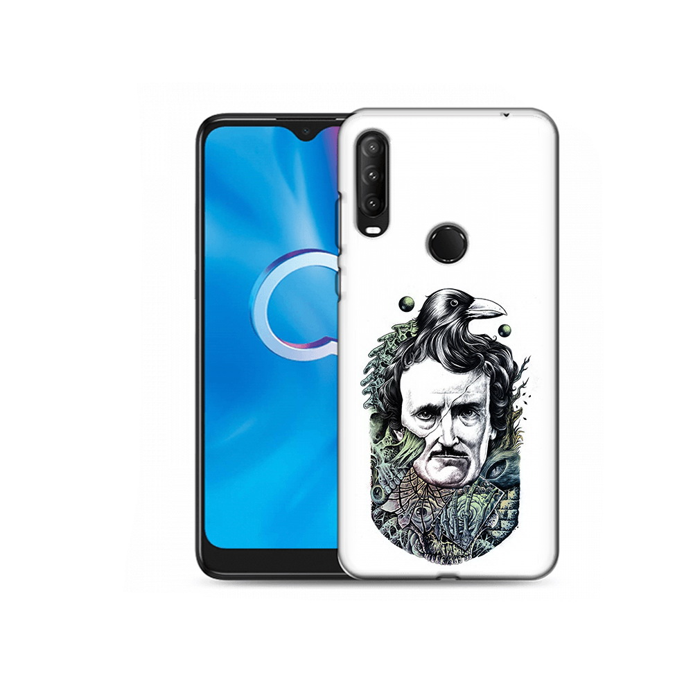 

Чехол MyPads Tocco для Alcatel 1S (2020) 5028Y Эдгар Аллан с вороном (PT145668.665.203), Прозрачный, Tocco