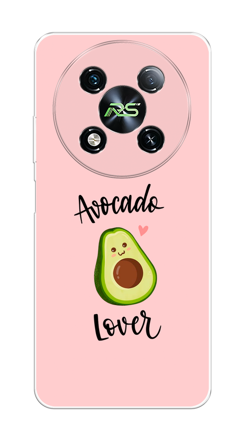 

Чехол на Itel RS4 "Avocado lover", Розовый;зеленый, 3202150-1